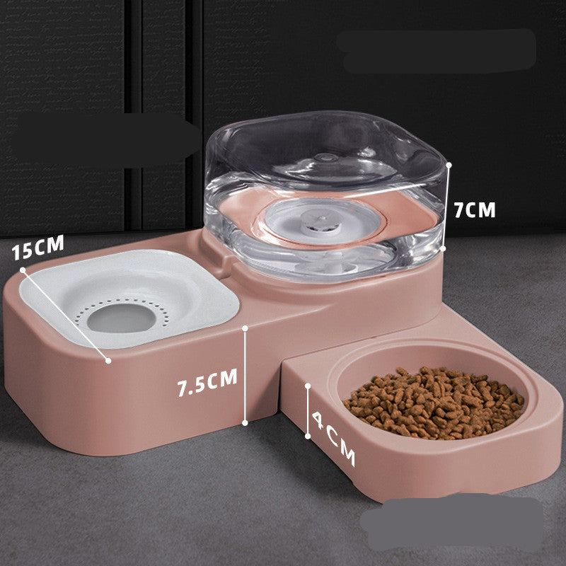 Dual Pet Feeding and Water Bowl Set – Multiple Colors and Styles