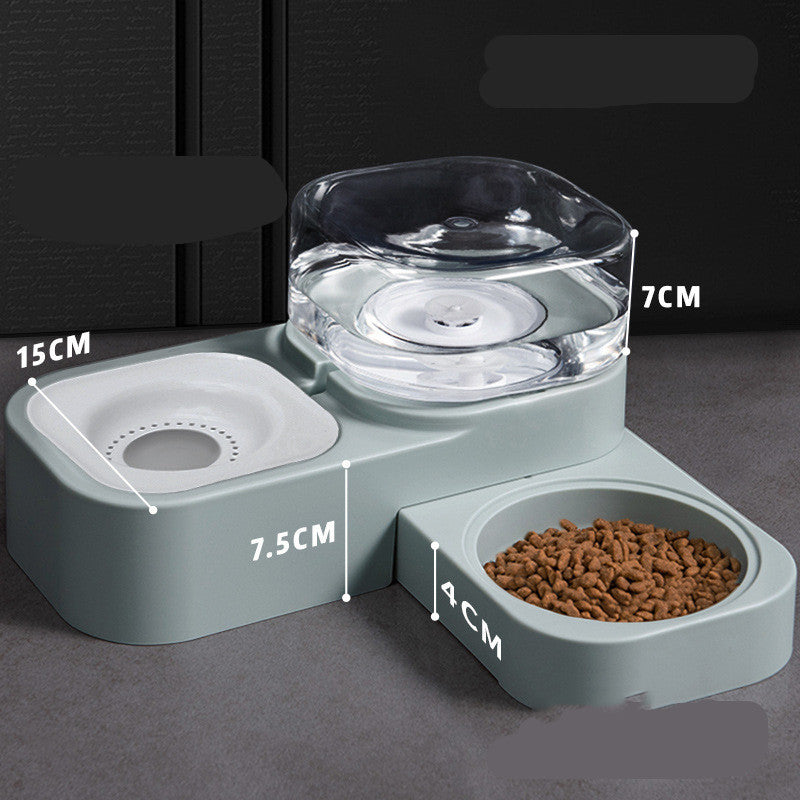 Dual Pet Feeding and Water Bowl Set – Multiple Colors and Styles