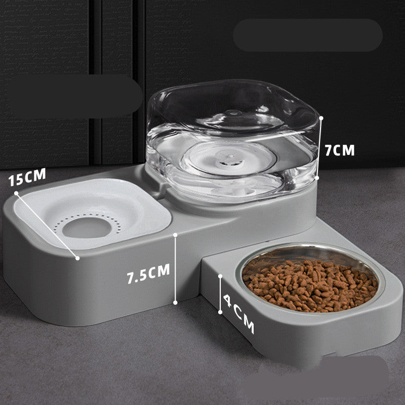 Dual Pet Feeding and Water Bowl Set – Multiple Colors and Styles