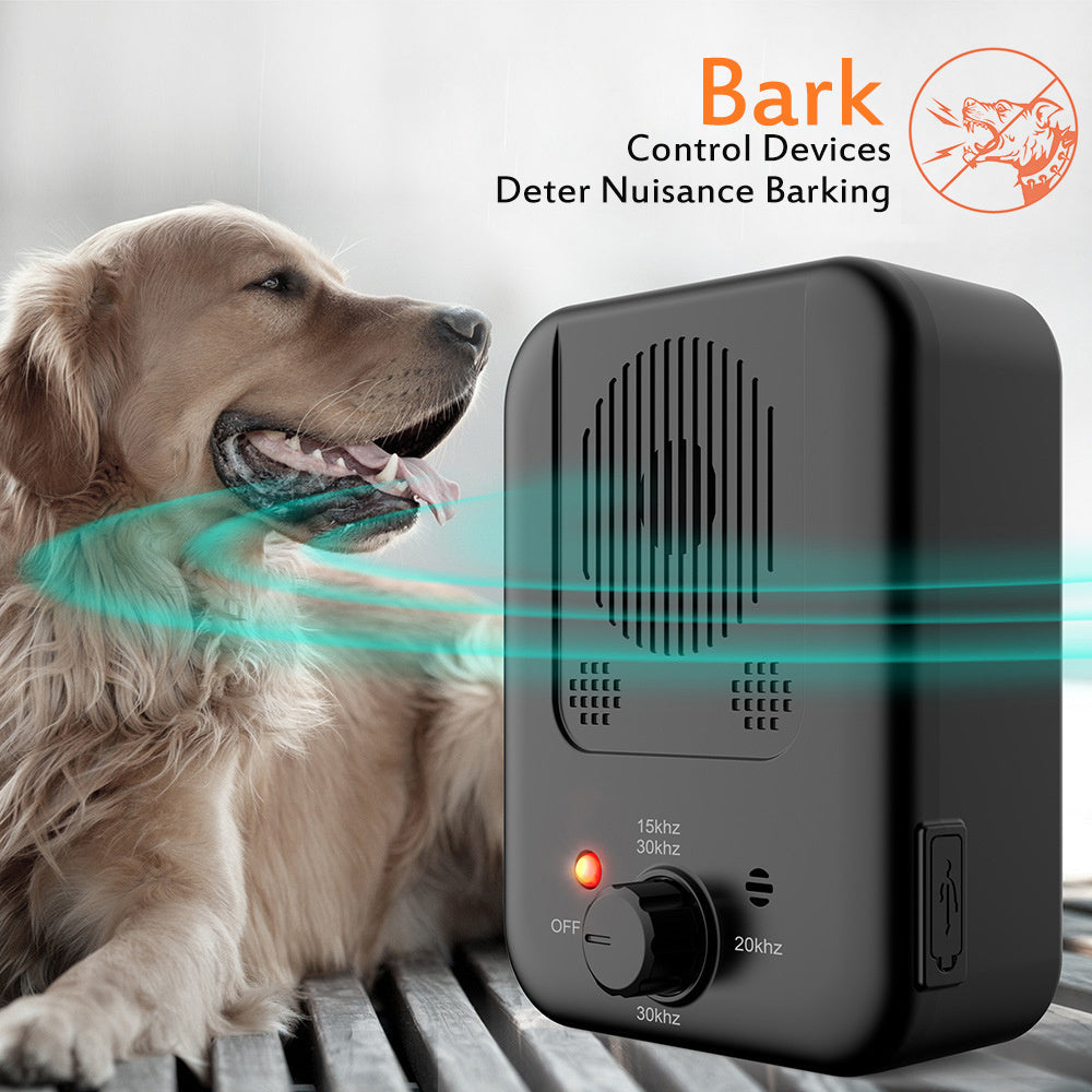 Ultrasonic Anti-Bark Device for Dogs, Indoor/Outdoor, USB Rechargeable