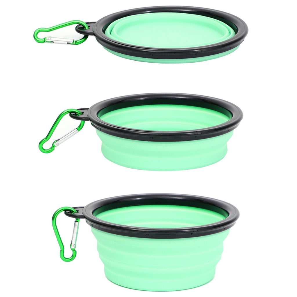 Mr. Peanut's Collapsible Silicone Pet Travel Bowls - 12oz
