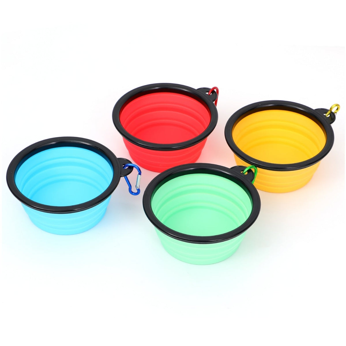 Mr. Peanut's Collapsible Silicone Pet Travel Bowls - 12oz
