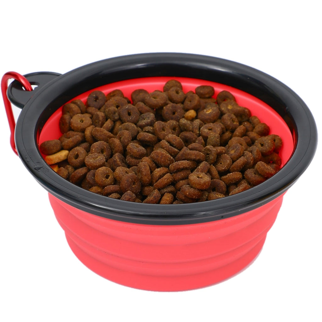 Mr. Peanut's Collapsible Silicone Pet Travel Bowls - 12oz