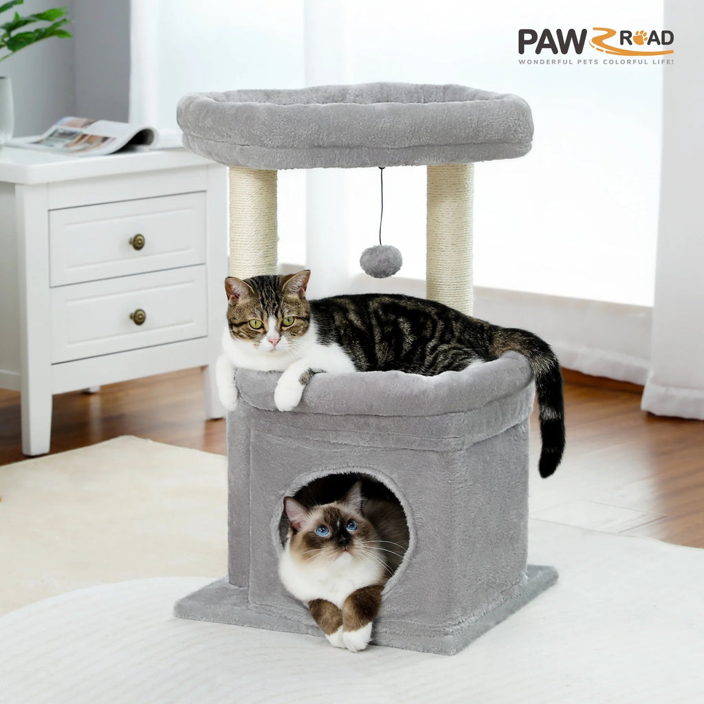 Medium Cat Tree with Removable Perches and Sisal Scratching Posts