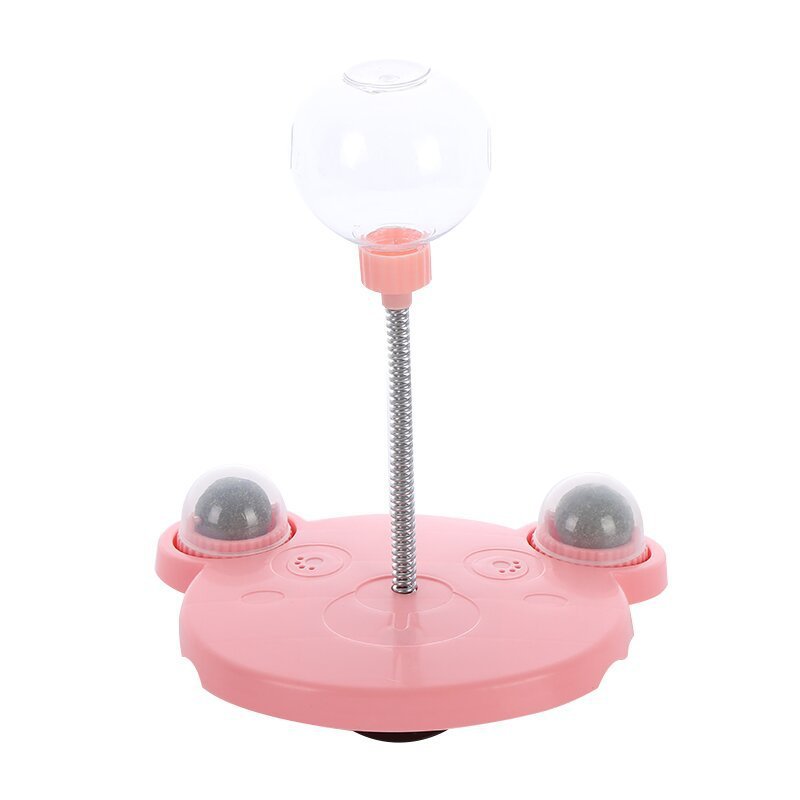 Leaky Ball Suction Cup Toy for Cats and Dogs, Slow Feeder Design