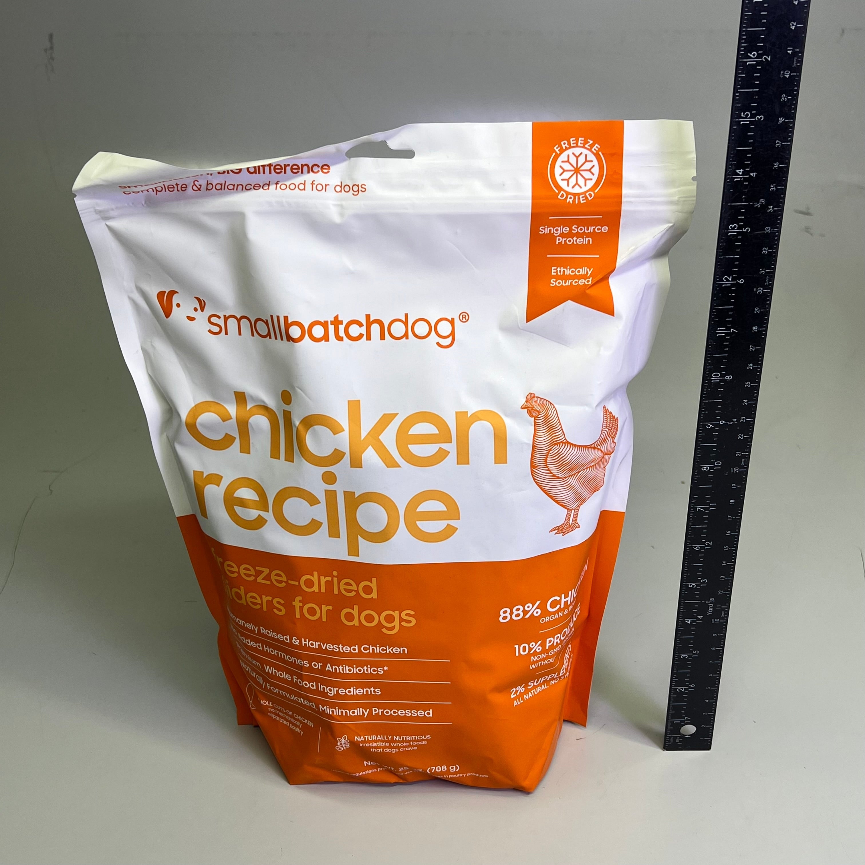 Freeze-Dried Chicken Sliders Dog Food, 25 oz