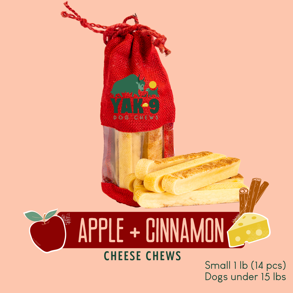 Apple & Cinnamon Yak Milk Dog Chew – All Natural Ingredients