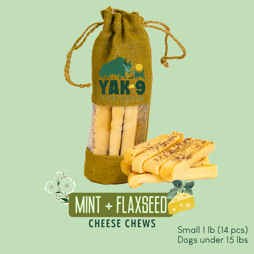 Yak9 Flaxseed & Mint Yak Chews for Dogs