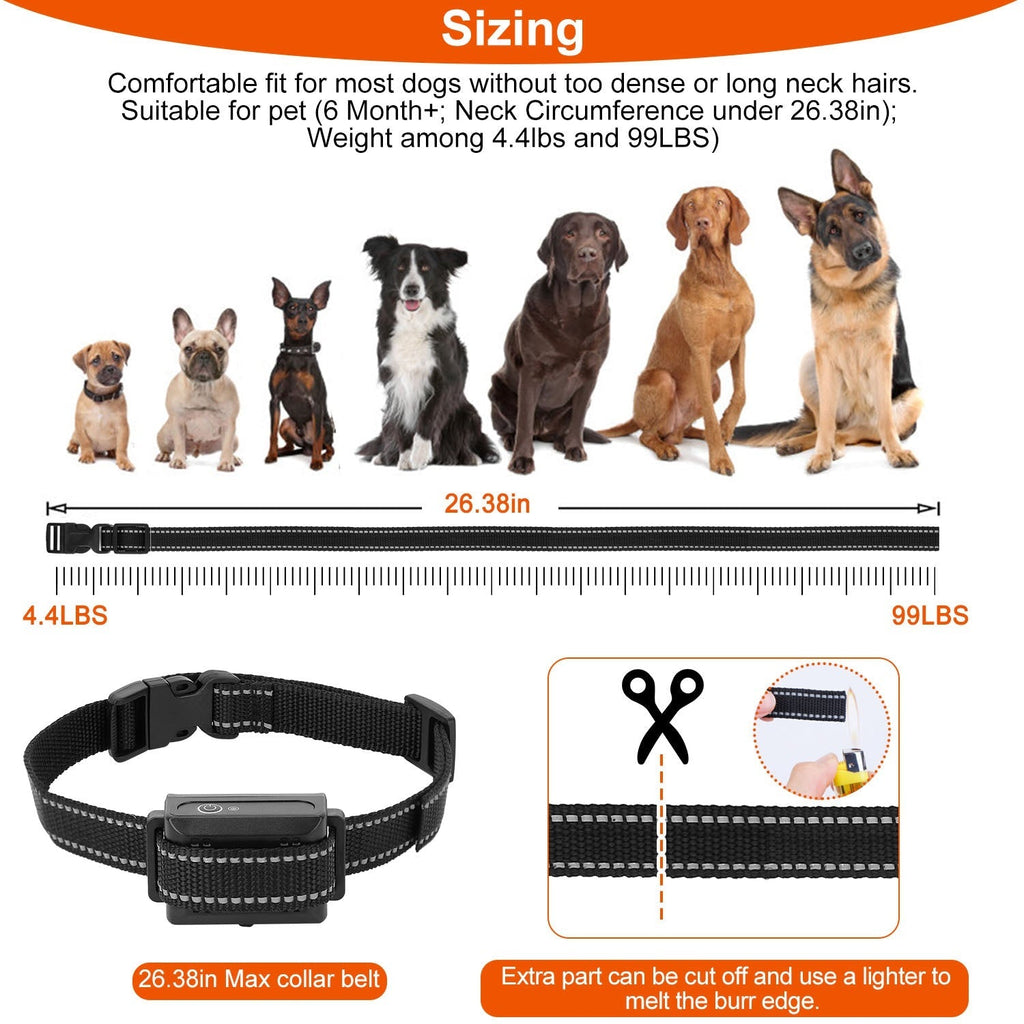 Dog Training Collar Receiver, Waterproof, 3280ft Range, 3 Modes