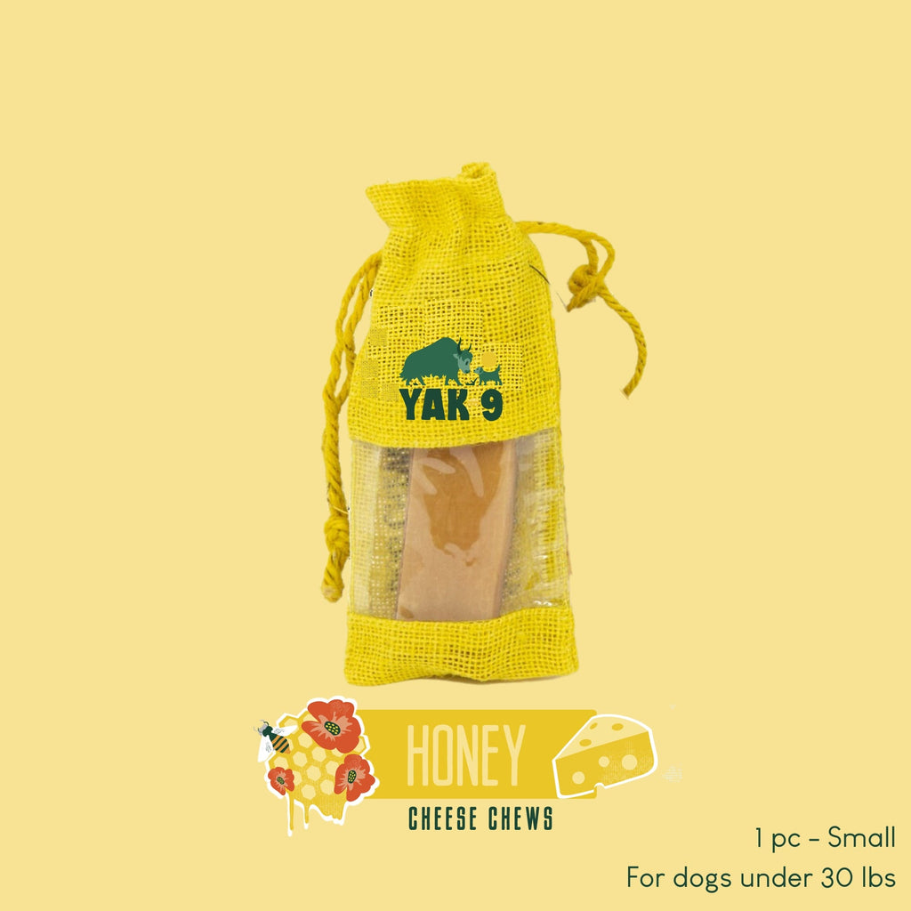 Honey Yak Cheese Dog Chews with Organic Himalayan Honey