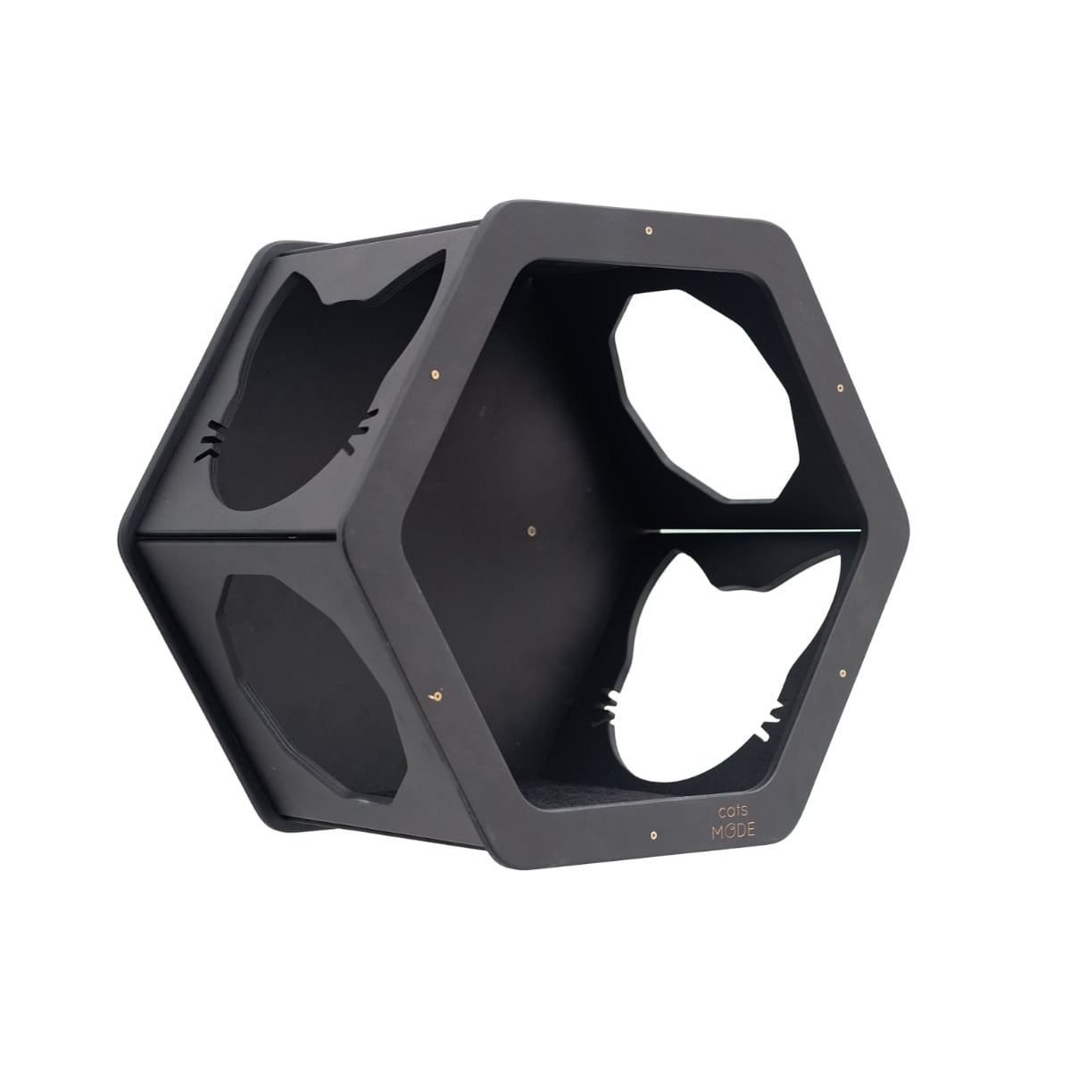 Wall-Mounted Cat Shelves – Honeycomb Design, Set of 1–3