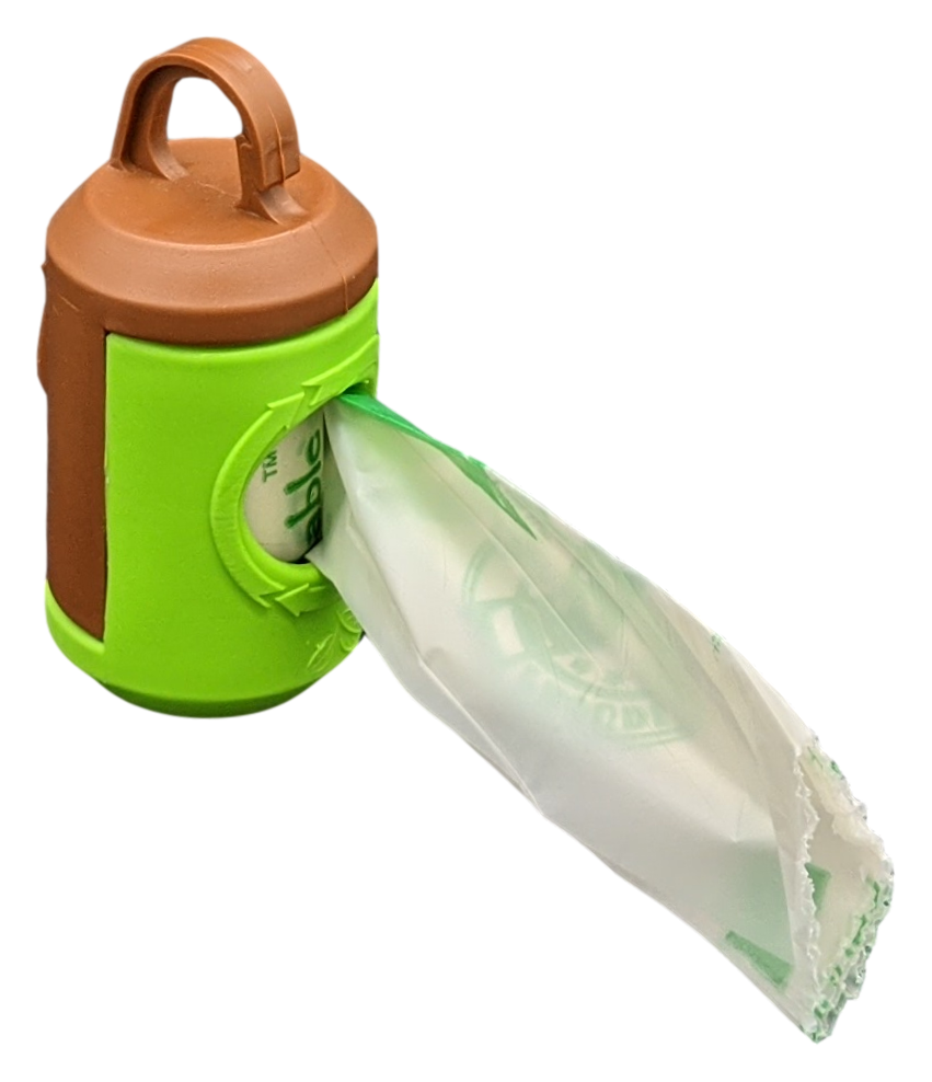 beyondGREEN Dog Poop Bag Leash Dispenser with Clip-On Holder