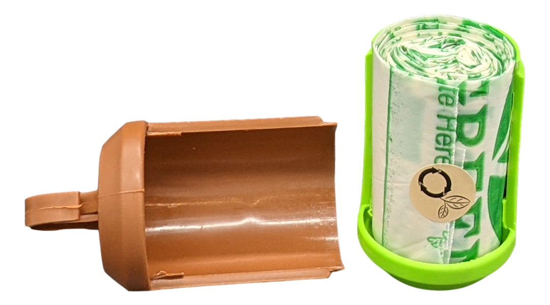 beyondGREEN Dog Poop Bag Leash Dispenser with Clip-On Holder