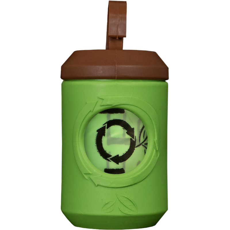 beyondGREEN Dog Poop Bag Leash Dispenser with Clip-On Holder