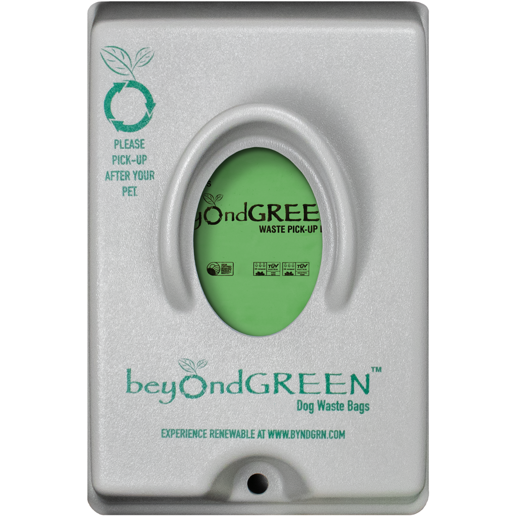 beyondGREEN Single-Pull Dog Waste Bag Dispenser for Parks & Communities