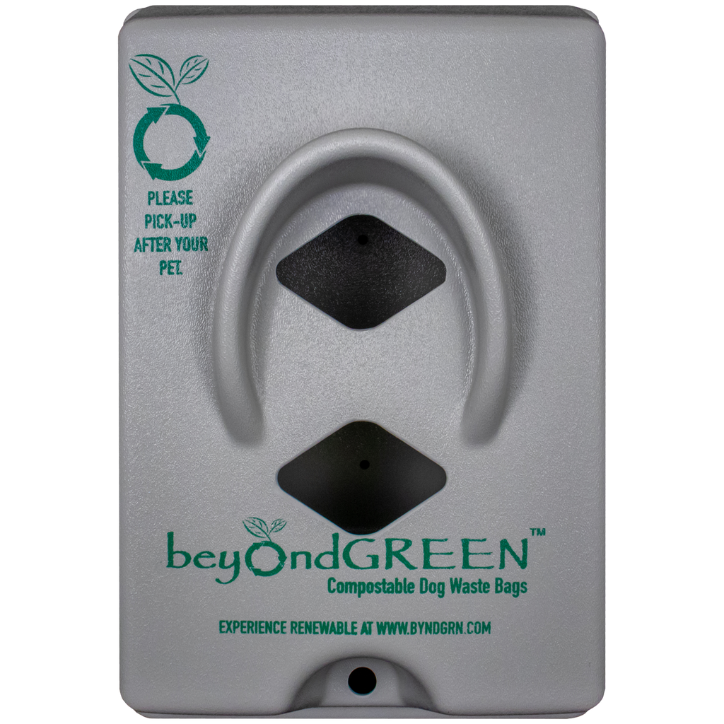 Dog Waste Bag Roll Dispenser for Outdoor Spaces