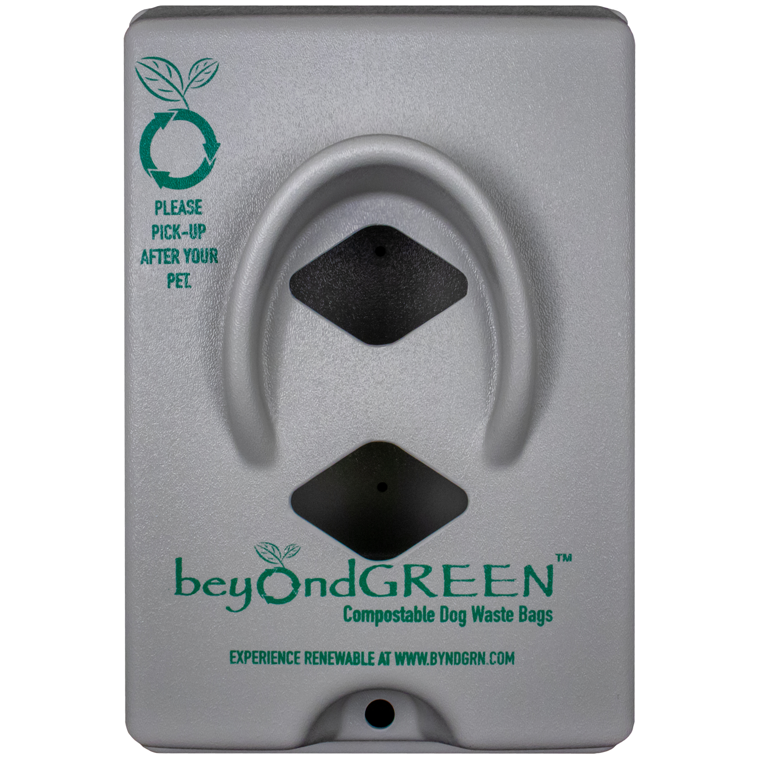 Dog Waste Bag Roll Dispenser for Outdoor Spaces