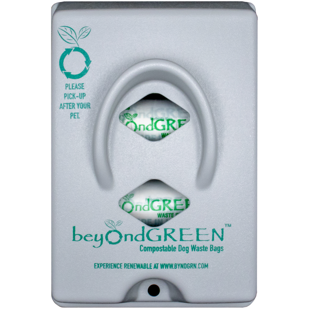 Dog Waste Bag Roll Dispenser for Outdoor Spaces