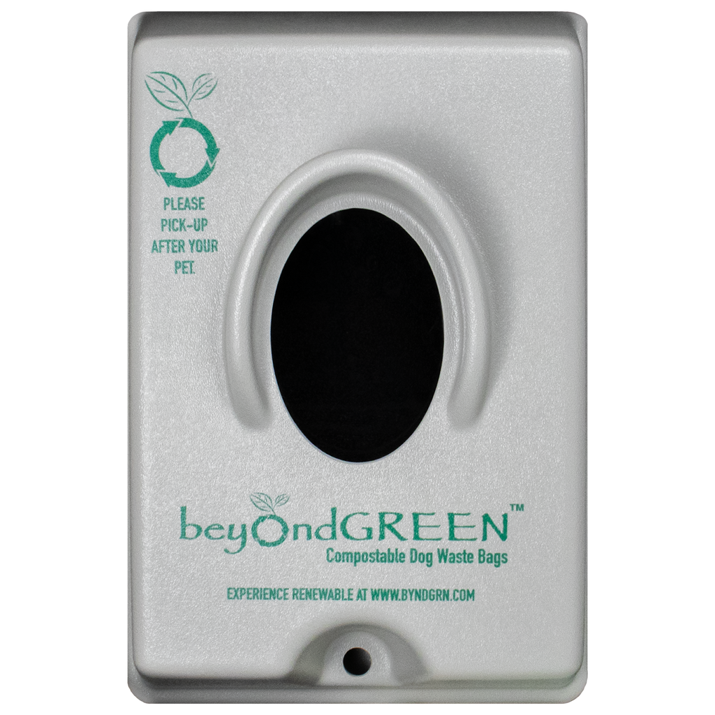 beyondGREEN Single-Pull Dog Waste Bag Dispenser for Parks & Communities