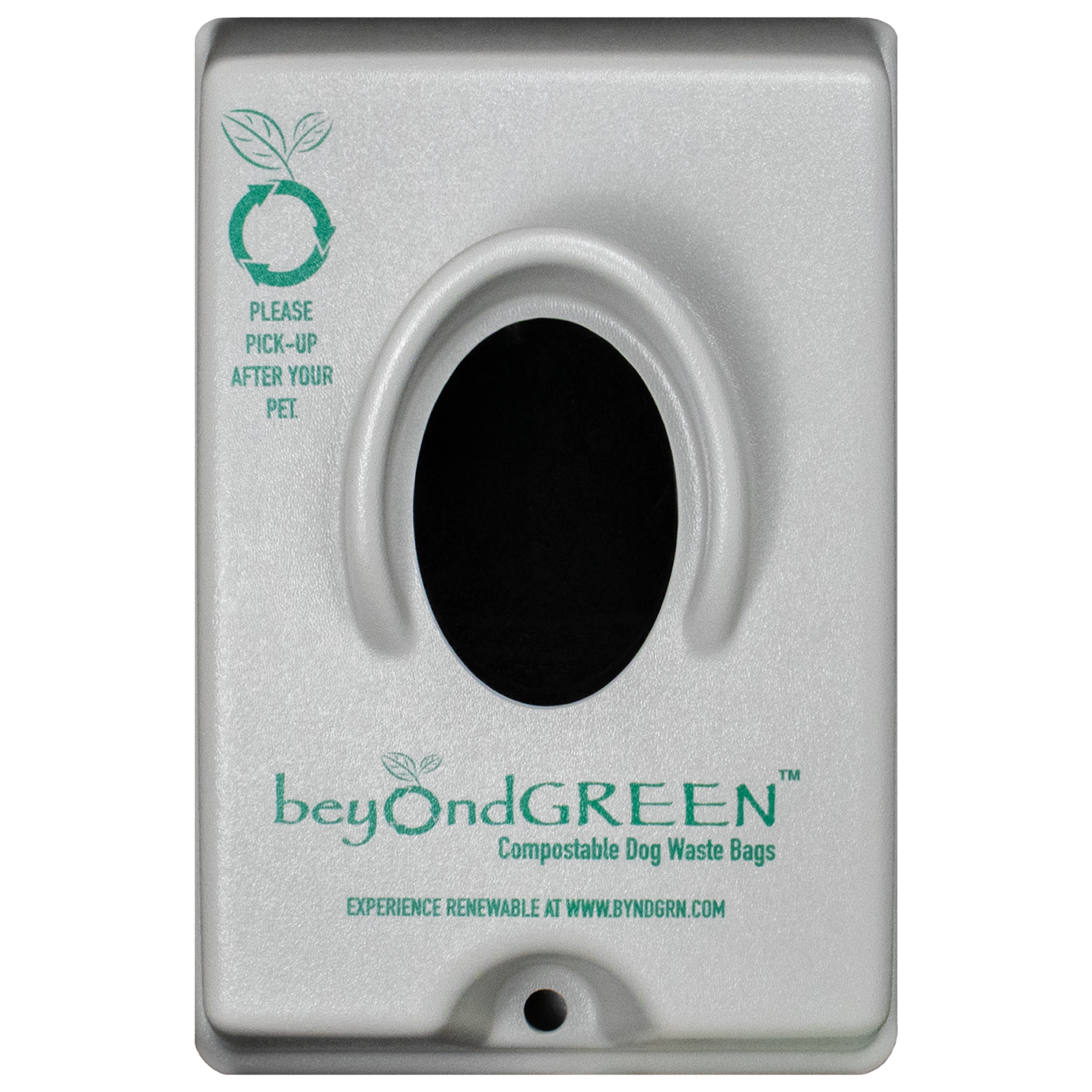 beyondGREEN Single-Pull Dog Waste Bag Dispenser for Parks & Communities
