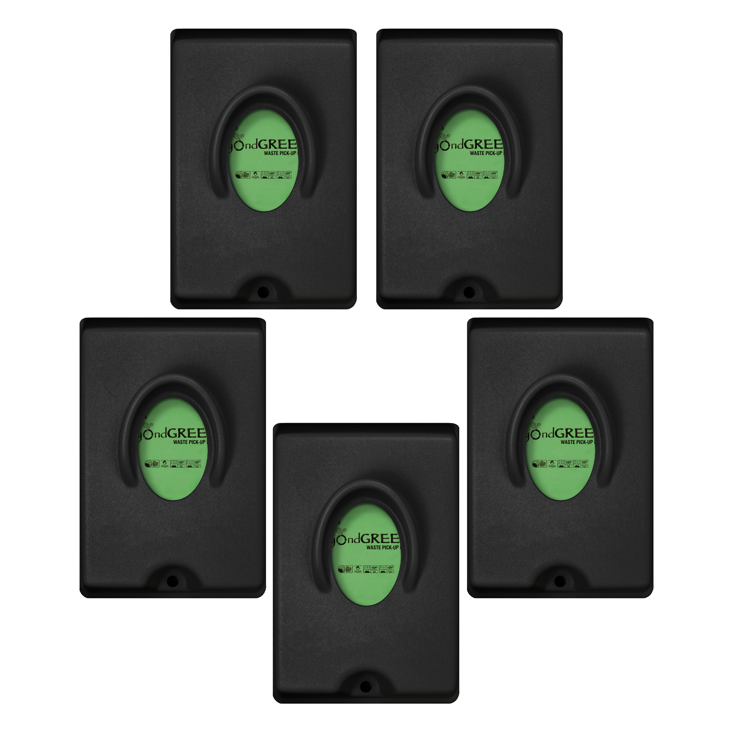 beyondGREEN Single-Pull Dog Waste Bag Dispenser for Parks & Communities