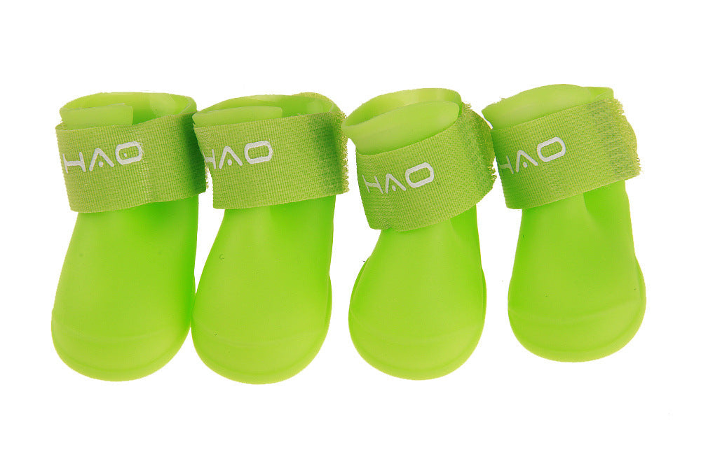 Cartoon Pet Rain Boots – Waterproof, Non-Slip, Multiple Sizes