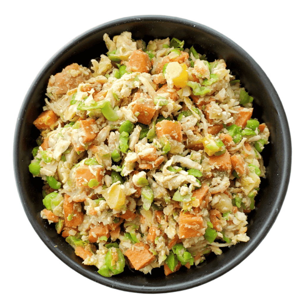 Chow Down Chicken Dog Food, 8oz Single-Serve Meals, Case of 24