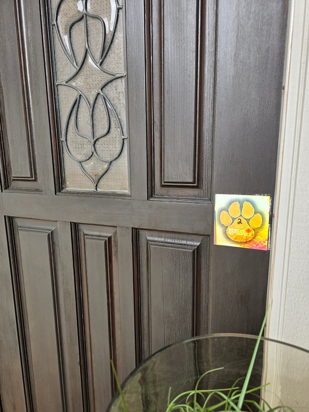 Reflective Pet Alert Stickers for Home Doors and Windows, 2-Pack