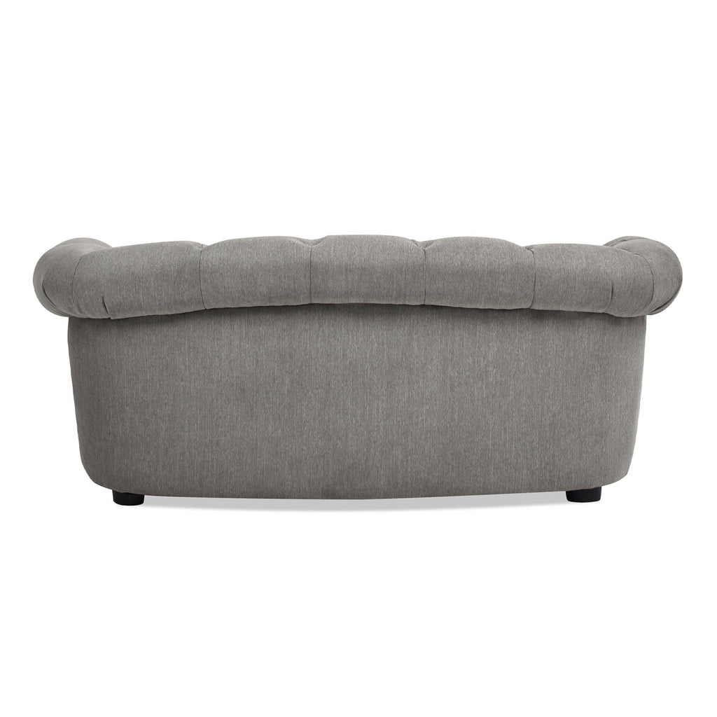 Gray Velvet Chesterfield Pet Sofa for Small and Medium Pets