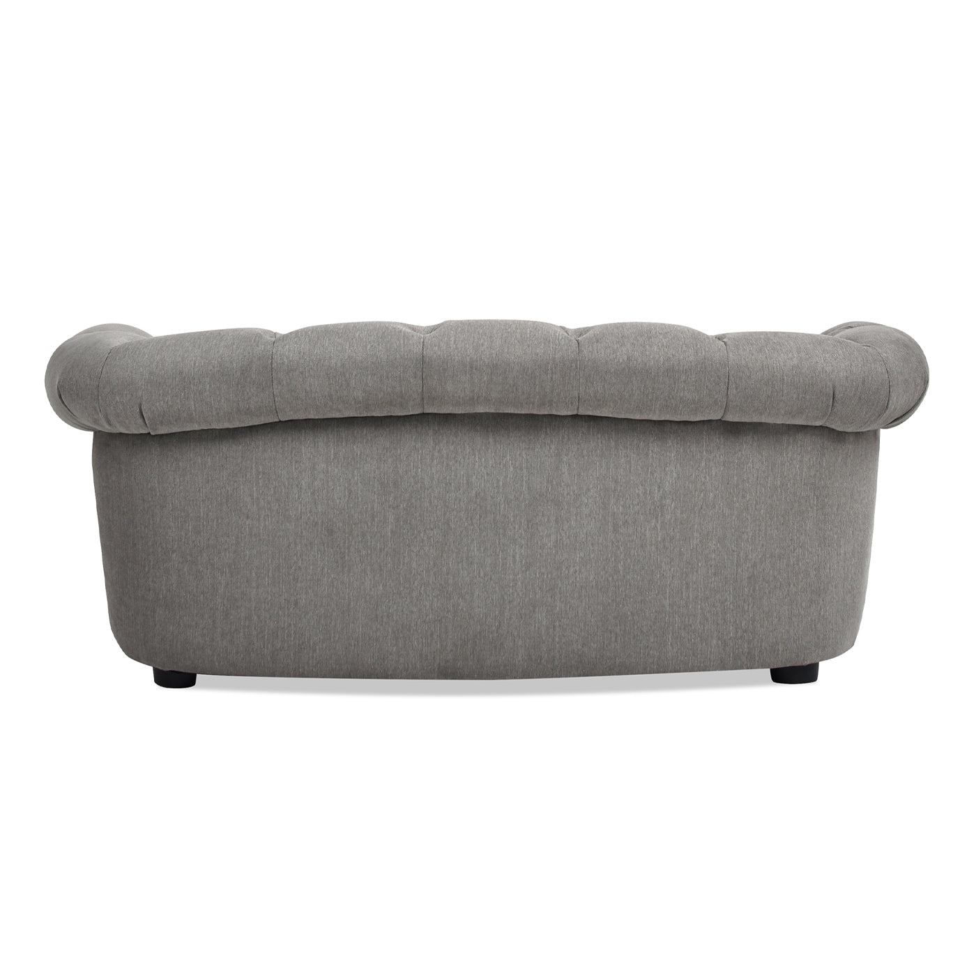 Gray Velvet Chesterfield Pet Sofa for Small and Medium Pets