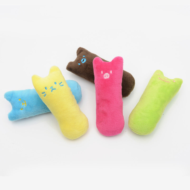 Plush Lightweight Pet Toy, Semi-Closed Design, 10 x 4.5 cm