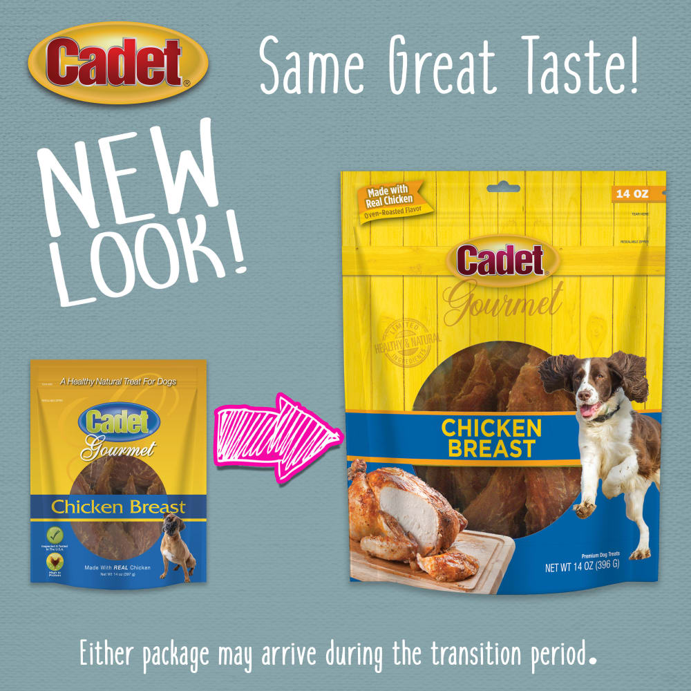 Cadet Premium Oven Roasted Gourmet Chicken Breast Dog Treats 14 oz.
