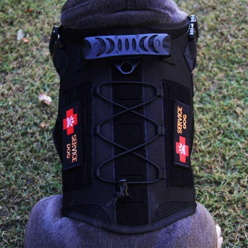 Tactical Dog Harness for Large Dogs - Durable, Adjustable, and Comfortable Design