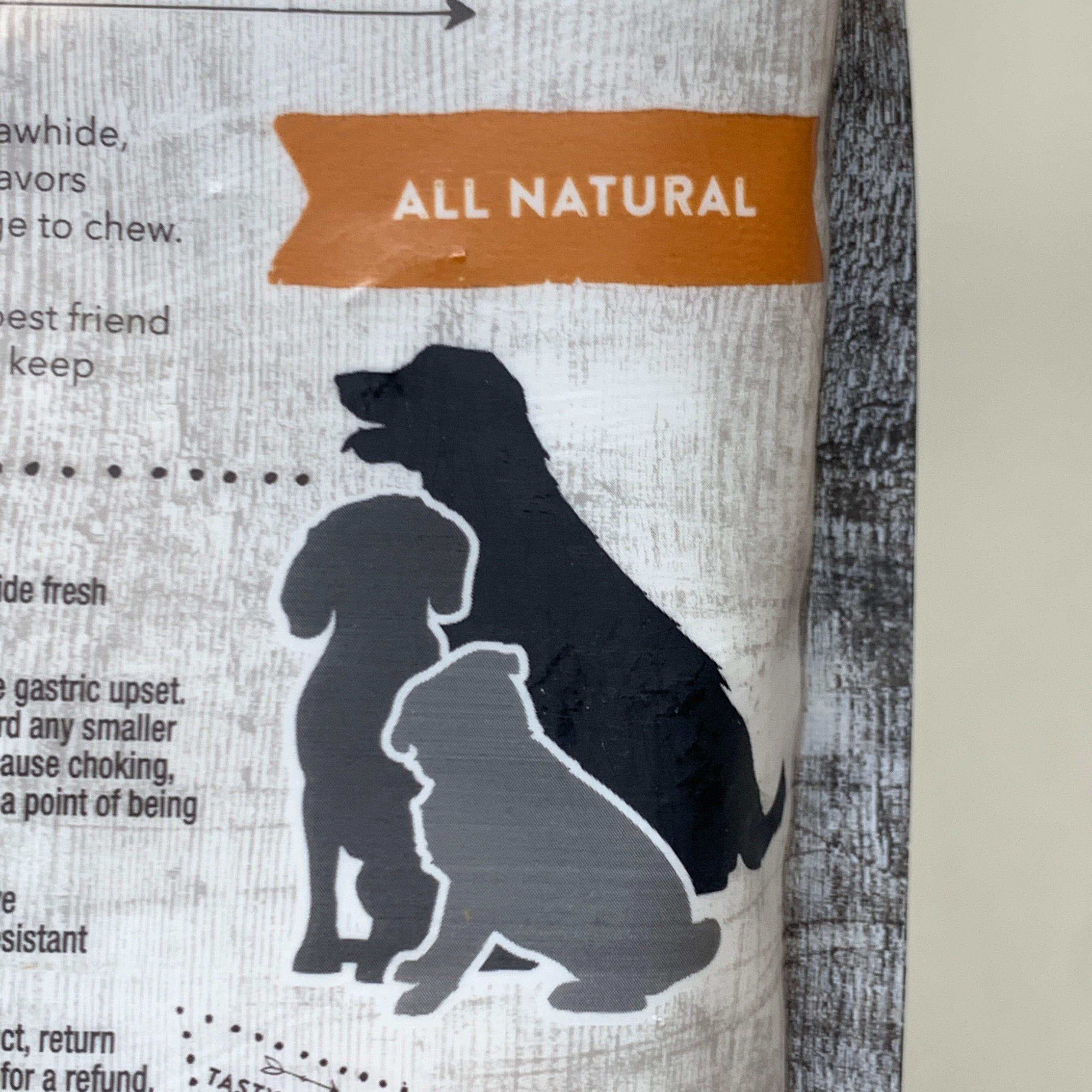 Dentley’s All Natural Buffalo Strips Dog Chews 3-Pack
