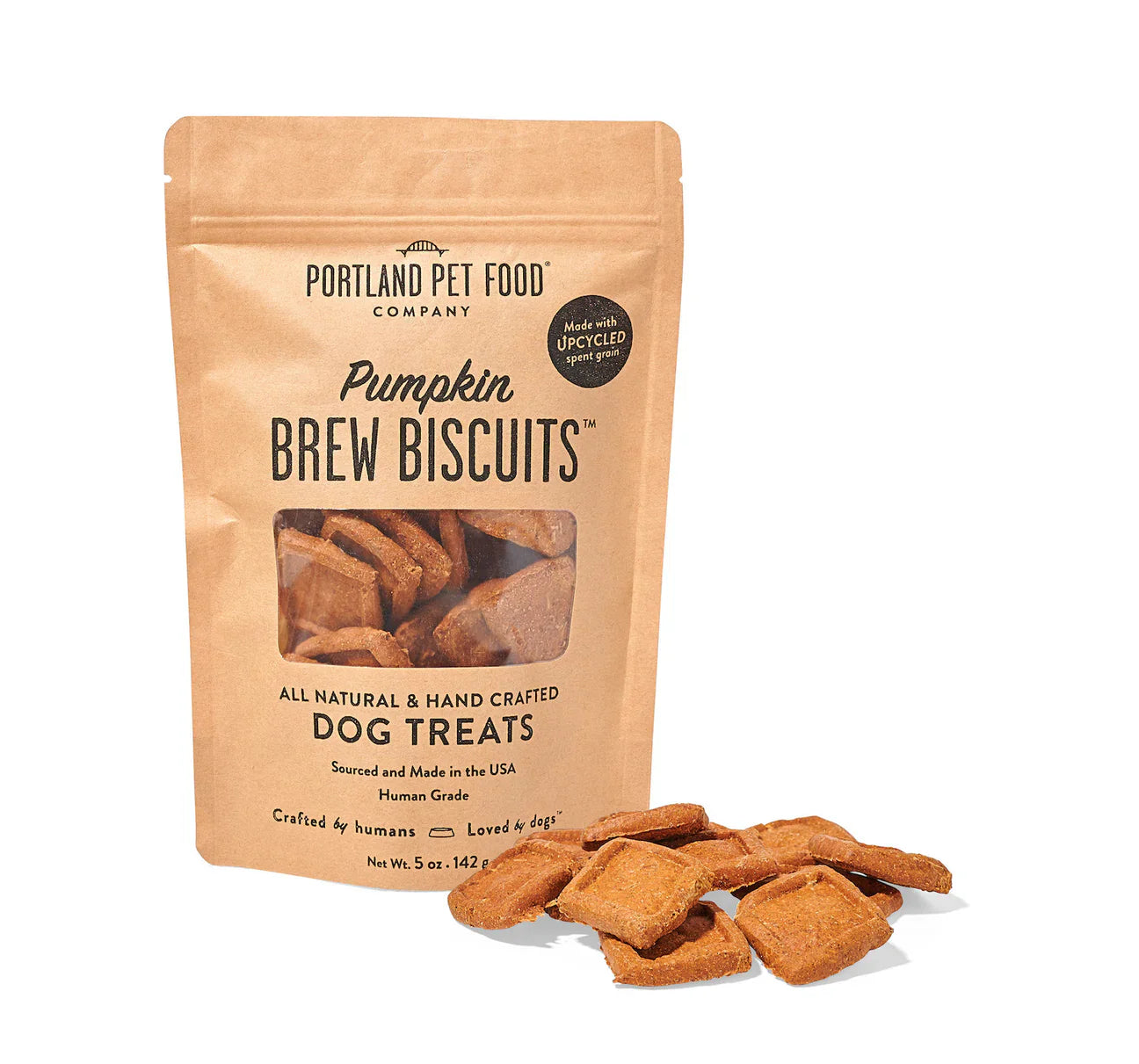 Brew Biscuits Dog Treats with Pumpkin and Peanut Butter