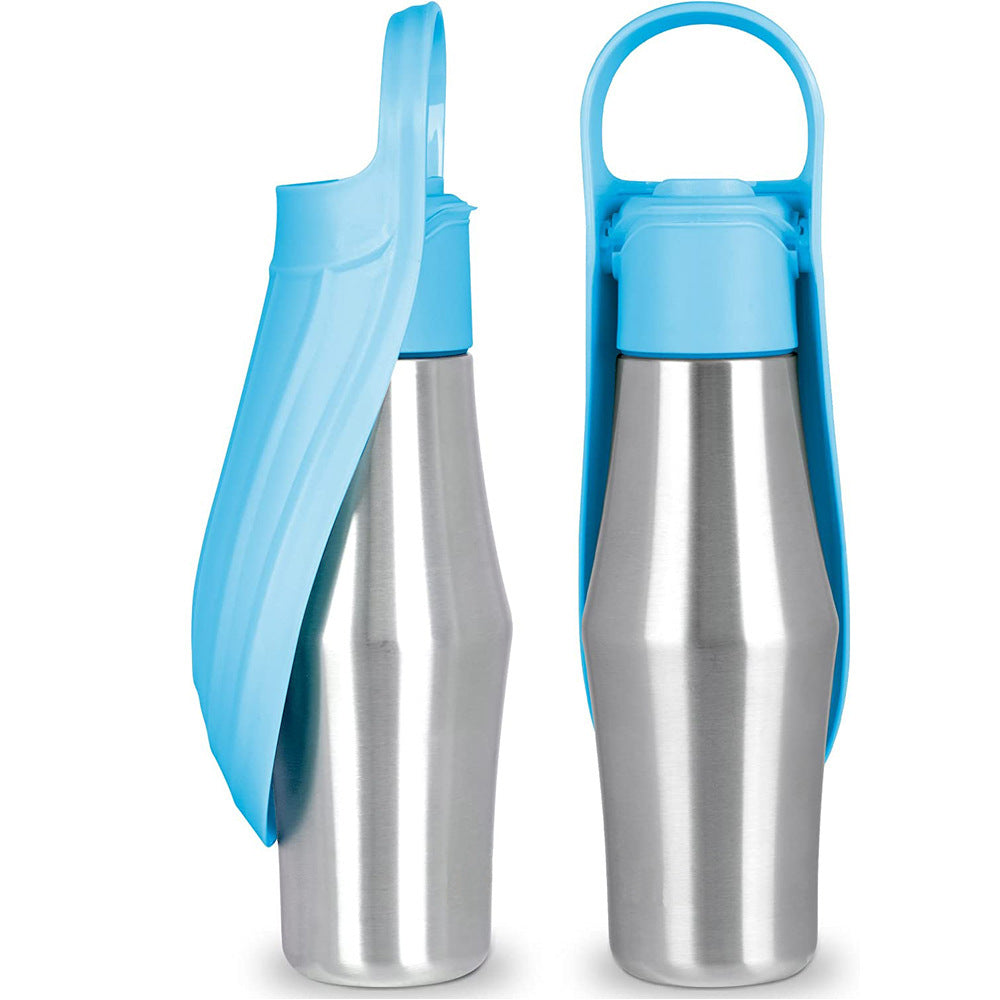 Portable Stainless Steel Pet Water Bottle, 750ml