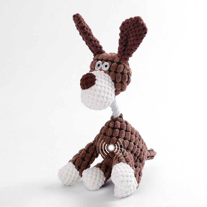 Plush Squeaky Dog Toy for Interactive Play
