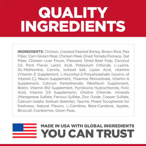 Large Breed Adult Dog Dry Food for Healthy Weight Management