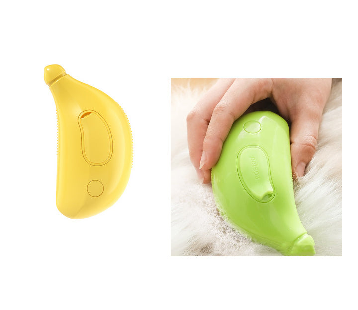 Rechargeable Steam Pet Brush for Cats and Dogs