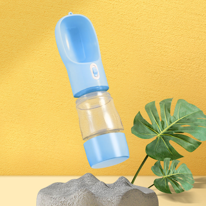 Portable Pet Water Bottle, Plastic, 458ml, for Dogs and Cats