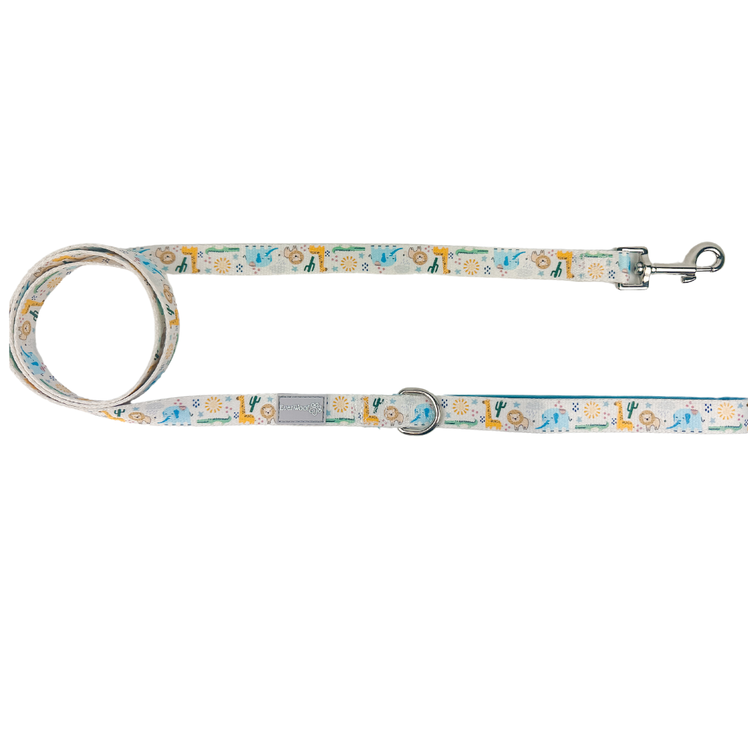 Boho Baby Dog Leash with Neoprene Handle, 4'11" Length