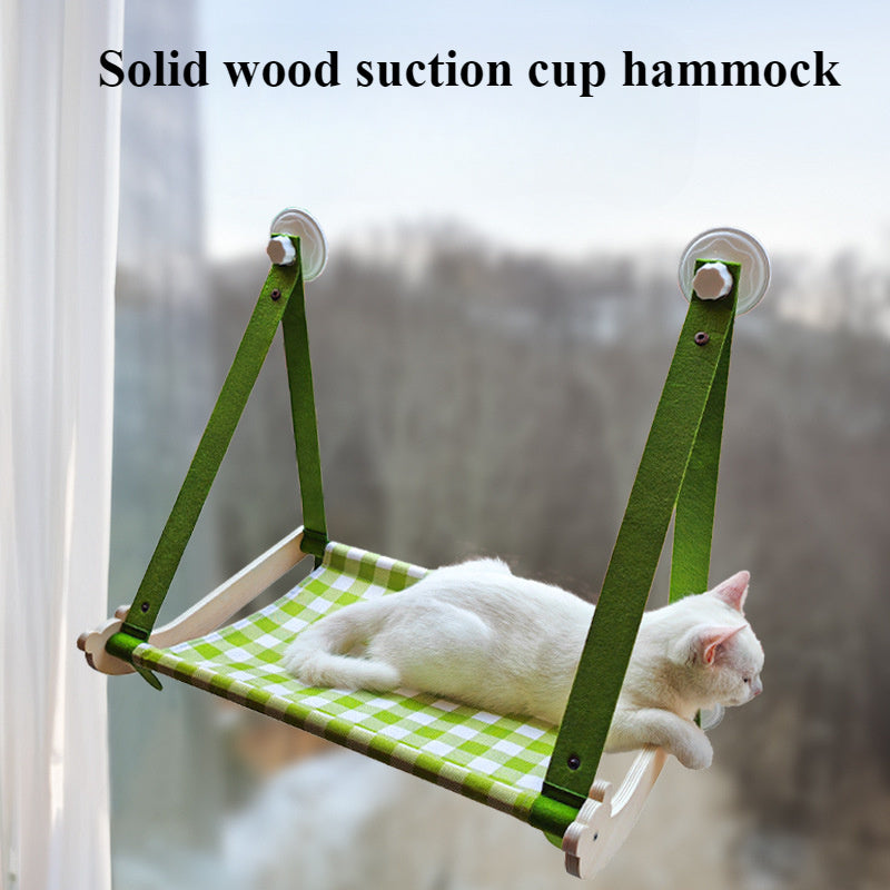 Window Cat Bed with Suction Cups, Foldable, Large Size