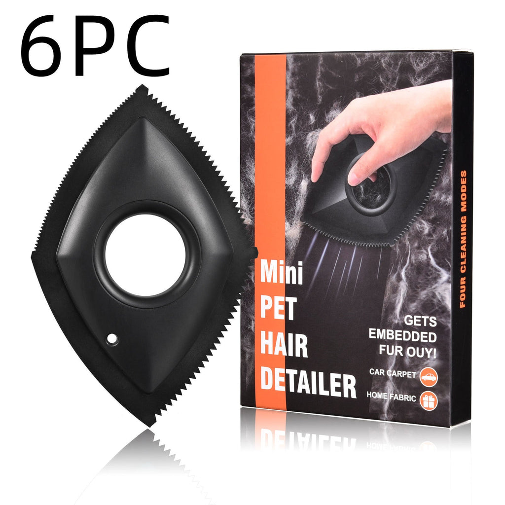 Reusable Pet Hair Remover with Four Cleaning Modes, Black