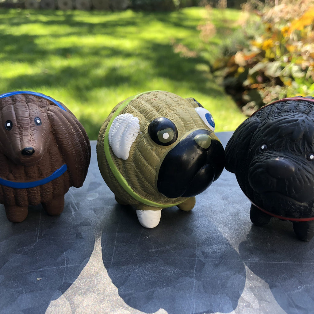 Ruff-Tex Small Breed Dog Toy 3-Pack – Wally, Puggie, Finbar