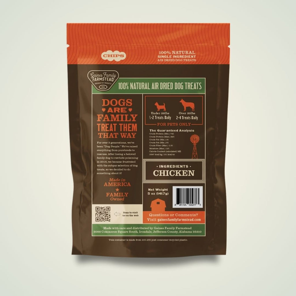 Chicken Chips Single-Ingredient Dog Treats