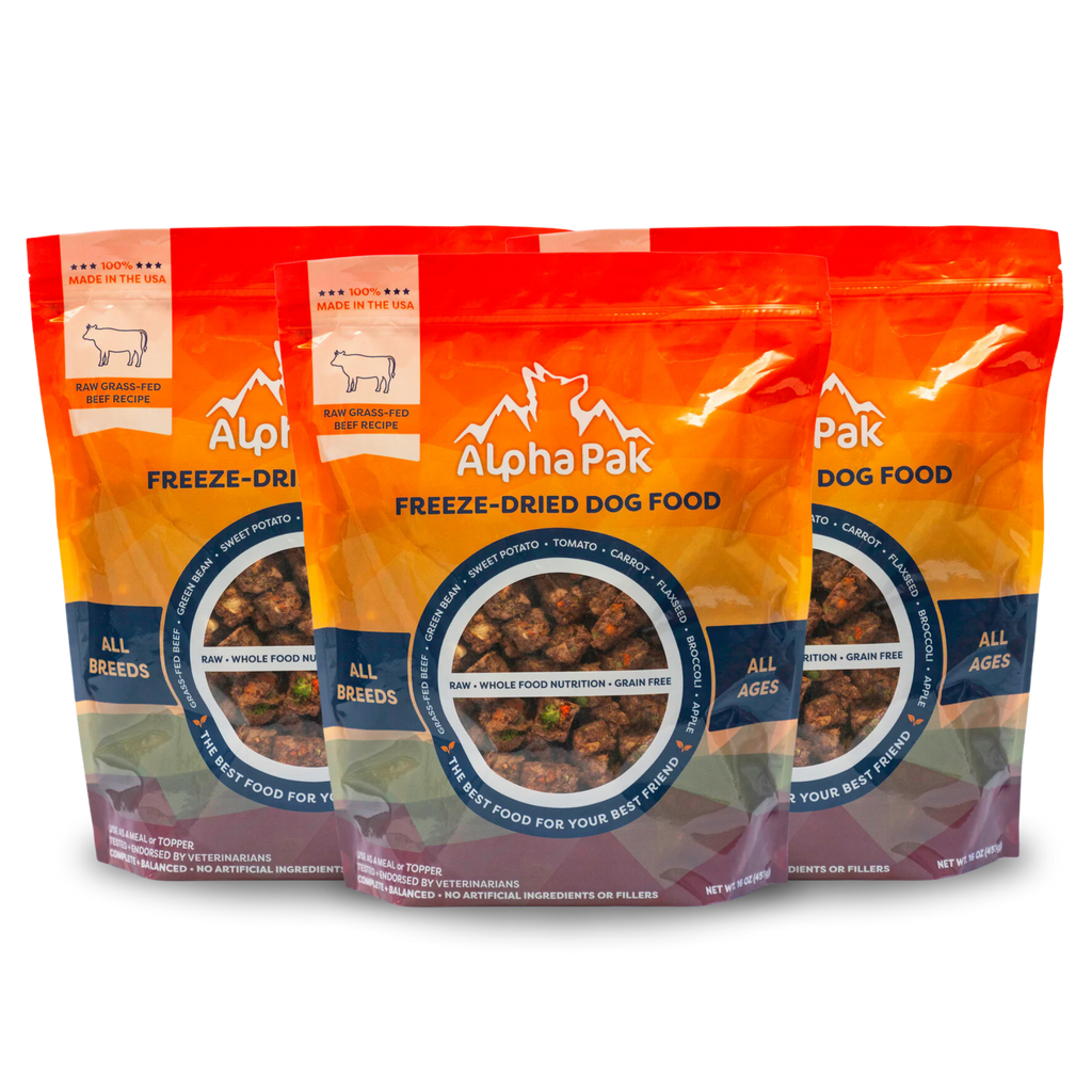 Raw Grain-Free Dog Food with Grass-Fed Beef and Organs