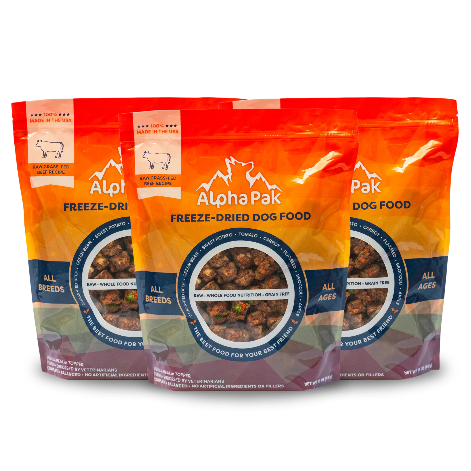 Raw Grain-Free Dog Food with Grass-Fed Beef and Organs