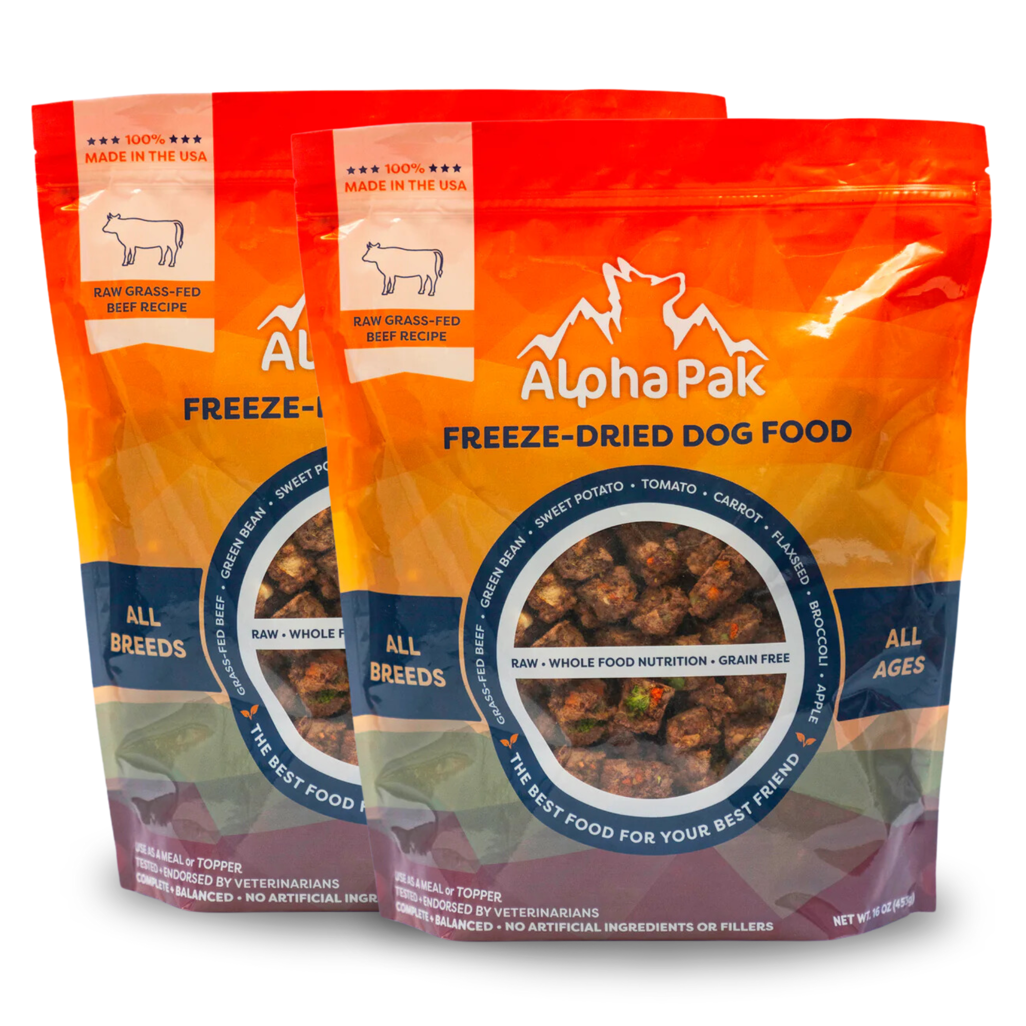 Raw Grain-Free Dog Food with Grass-Fed Beef and Organs
