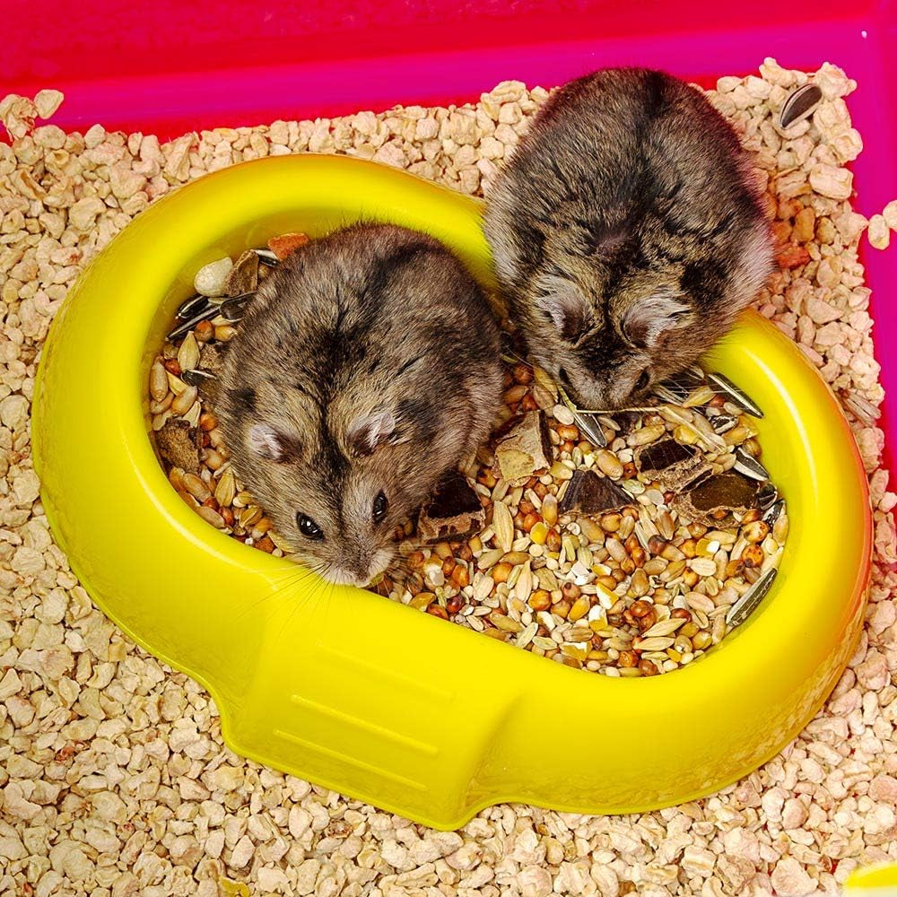 Interactive Hamster Cage with Accessories and Deep Base