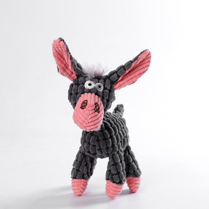 Plush Squeaky Dog Toy for Interactive Play